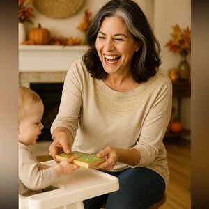 Ruby Rd. Woman 1X Embellished Dolman Sleeve Knit Tunic Top Beige Gold Studs